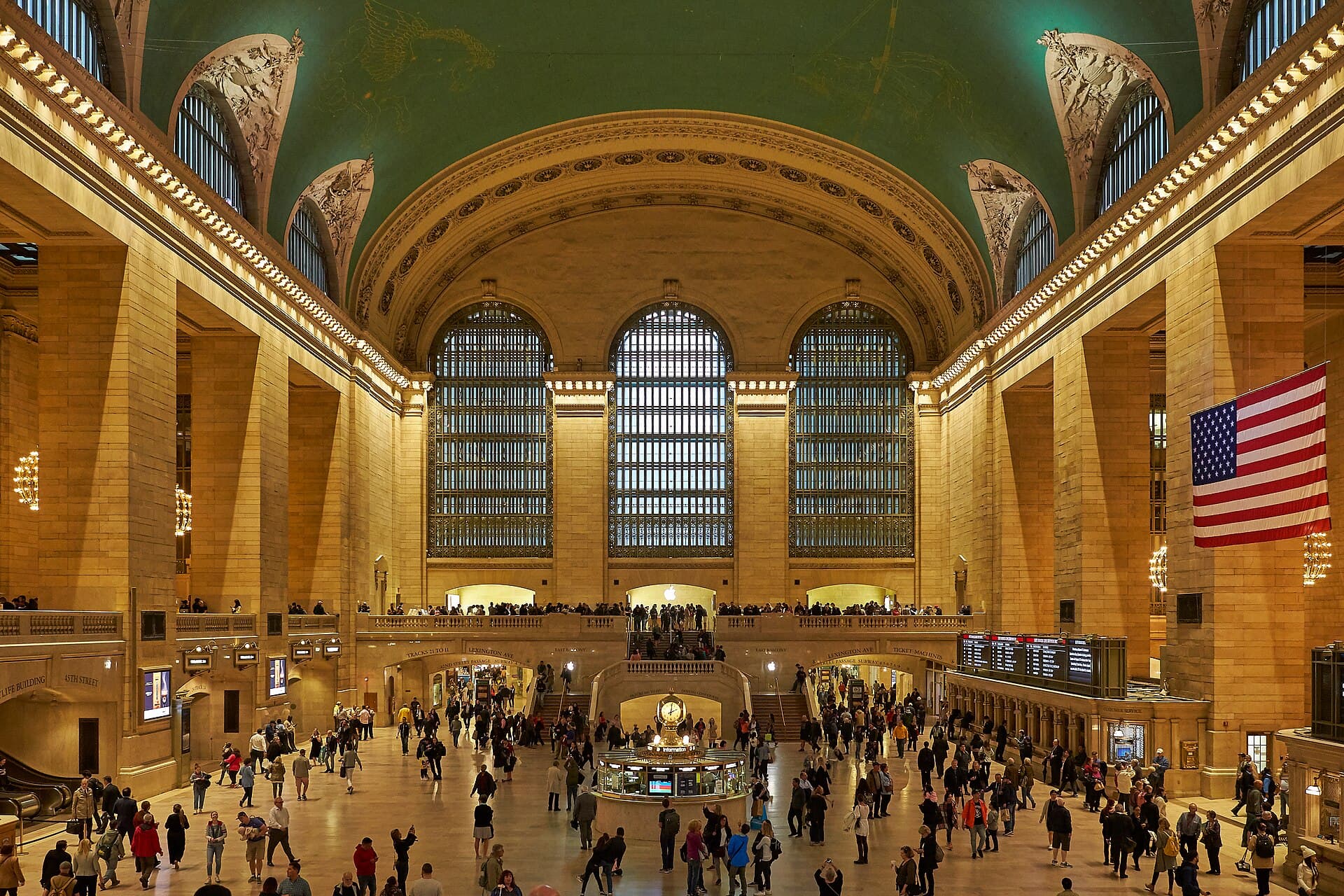 The Main Concourse inside Grand Central Terminal